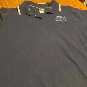 2003 Walt Disney World Navy Blue Polo Shirt Mens XL